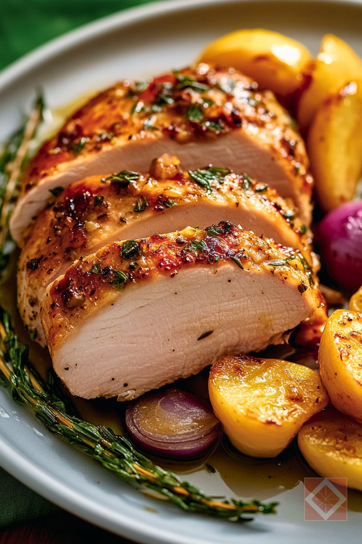 Crispy, Tender & Healthy Garlic Rosemary Turkey Breast 4 Crispy, Tender & Healthy Garlic Rosemary Turkey Breast - Garlic Rosemary Turkey Breast pin 2 midia