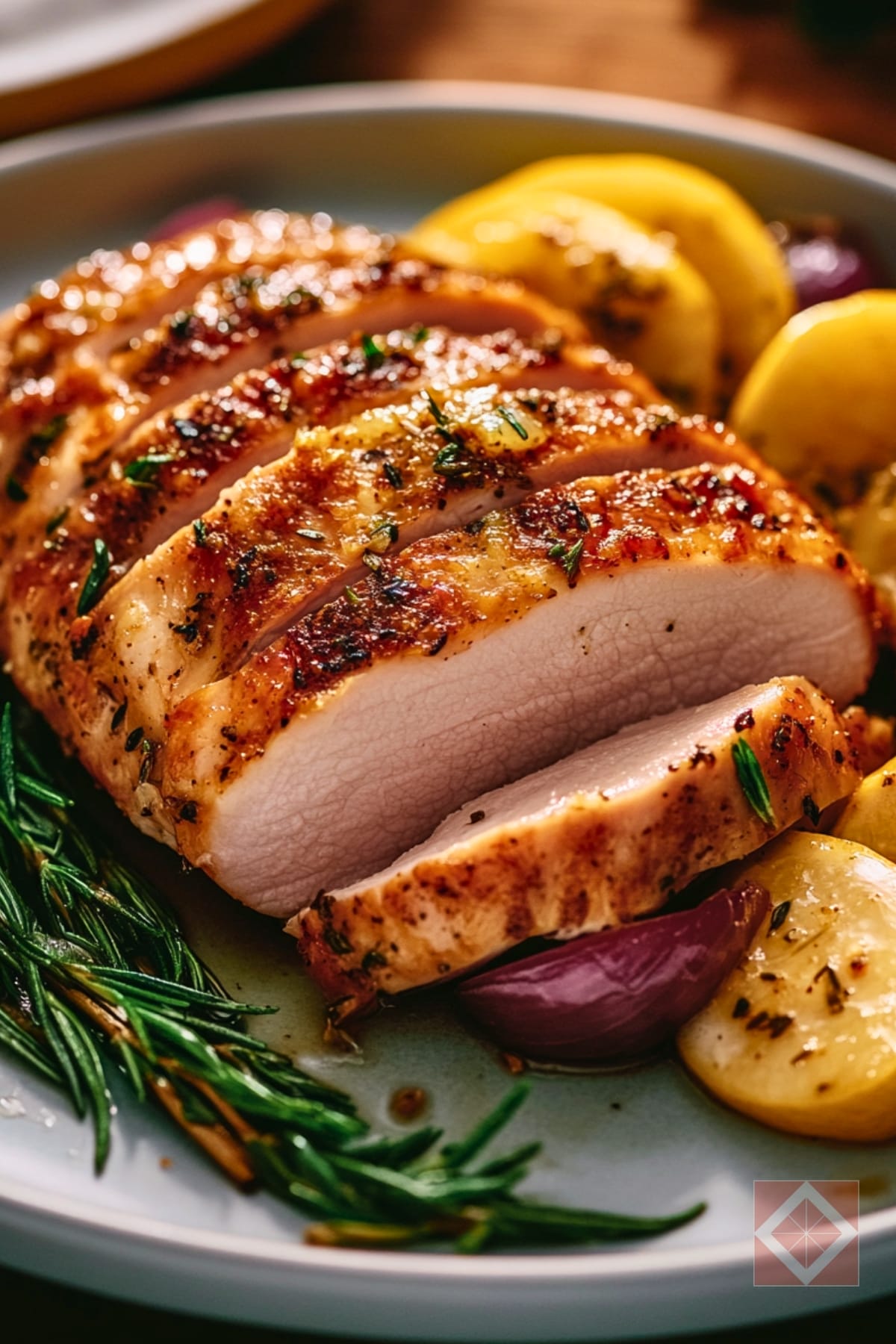 Crispy, Tender & Healthy Garlic Rosemary Turkey Breast 5 Crispy, Tender & Healthy Garlic Rosemary Turkey Breast - Garlic Rosemary Turkey Breast pin 3 midia