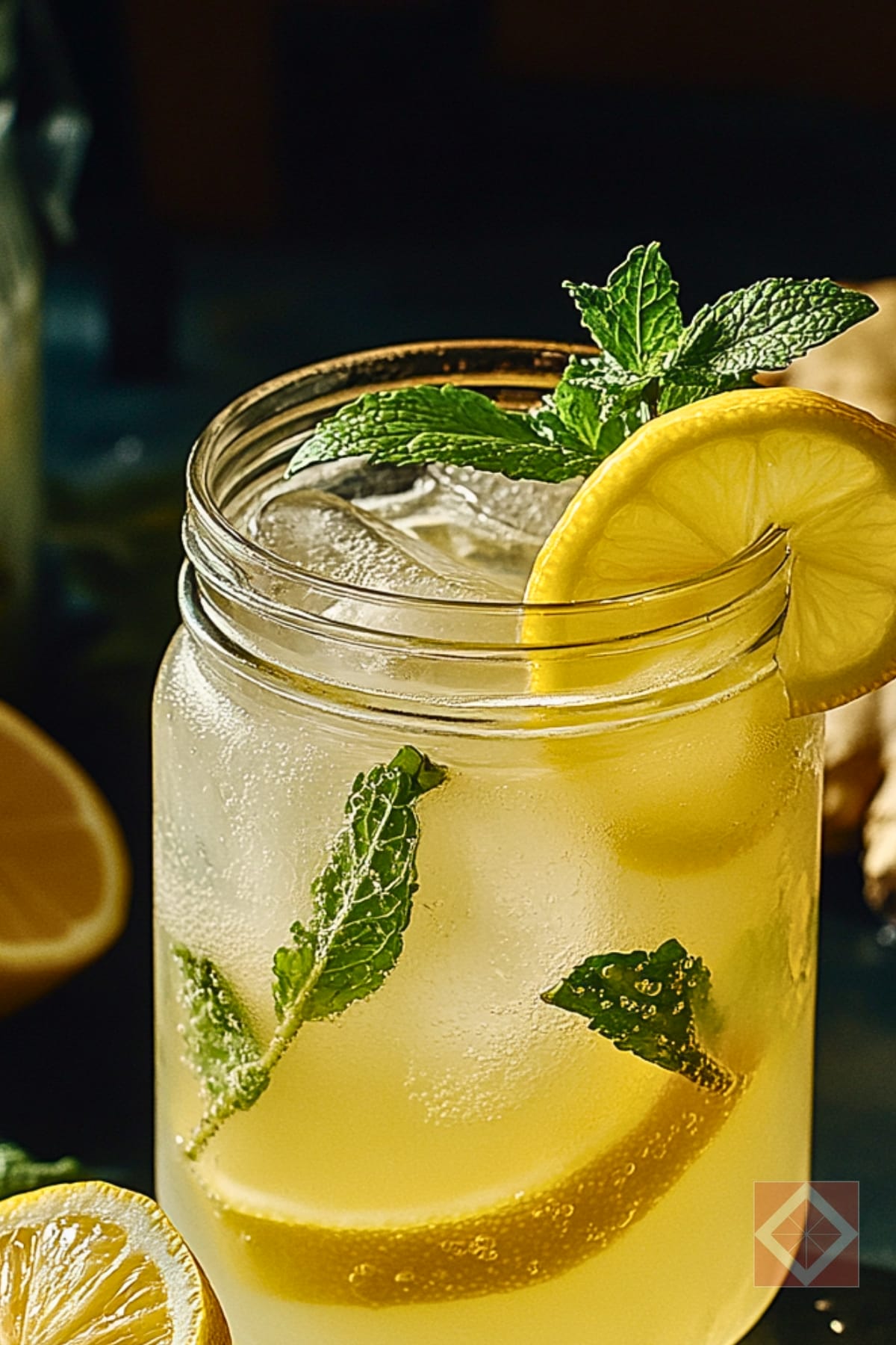 Try This Zesty Ginger Lemonade Mocktail Recipe 4 Try This Zesty Ginger Lemonade Mocktail Recipe - Ginger Lemonade Mocktail pin 2 midia