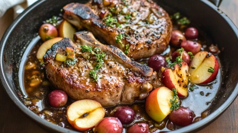 Cozy Fall Dinner Idea: Gingered Apple Pork Chops 8 Cozy Fall Dinner Idea: Gingered Apple Pork Chops - Gingered Apple Pork Chops midia