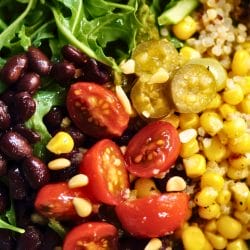 Grain Bowl Dinner Recipe with Corn, Beans & Chiles 5 Grain Bowl Dinner Recipe with Corn, Beans & Chiles - Grain Bowl Dinner midia