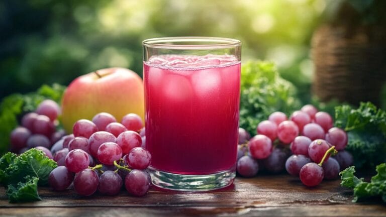 Easy Grape Apple Punch Juicing Recipe for Detoxing - Grape Apple Punch Juice midia
