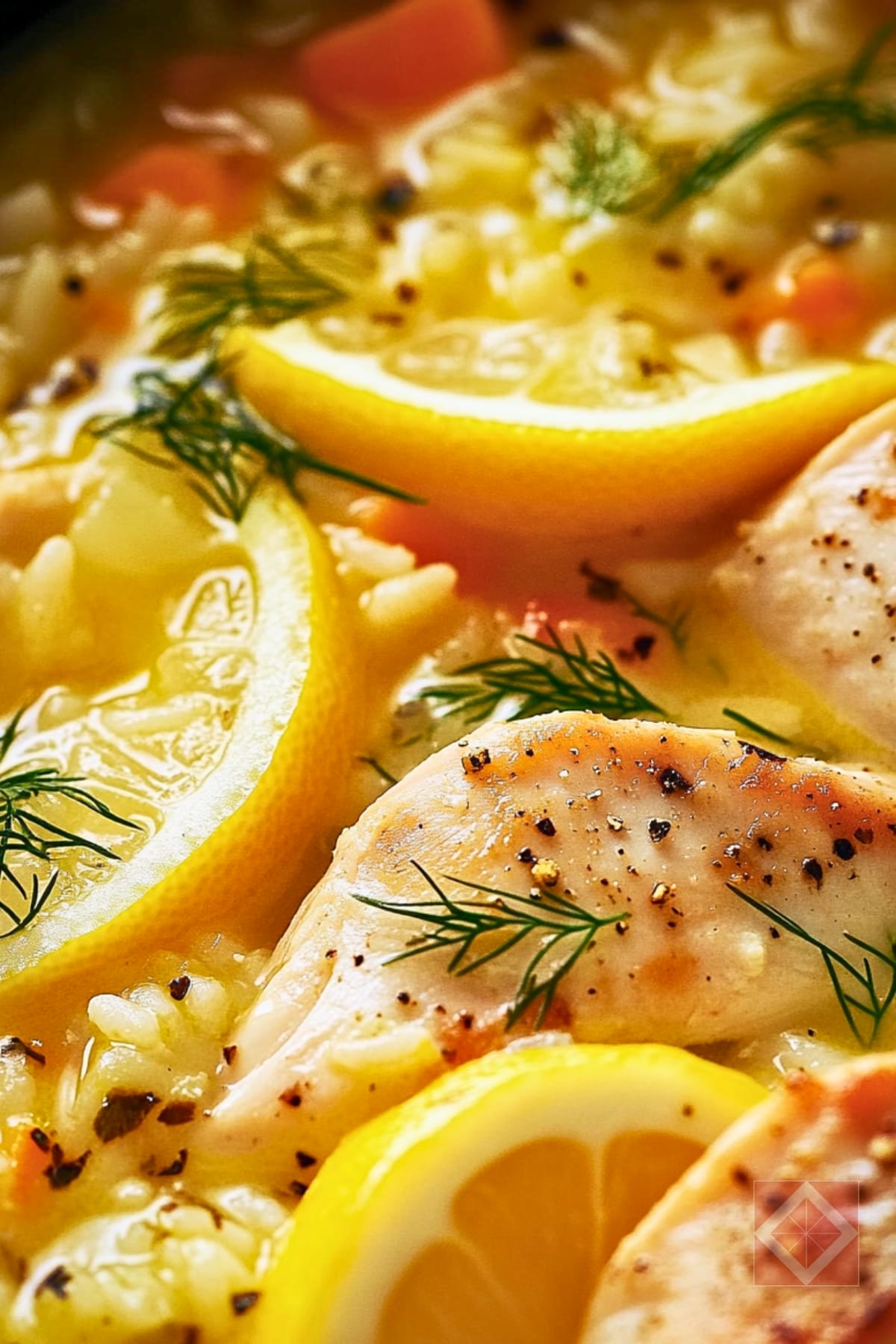 Simple Greek Chicken & Rice Soup One Pot Recipe for Meal Prep 4 Simple Greek Chicken & Rice Soup One Pot Recipe for Meal Prep - Greek Chicken and Rice Soup pin 2 midia