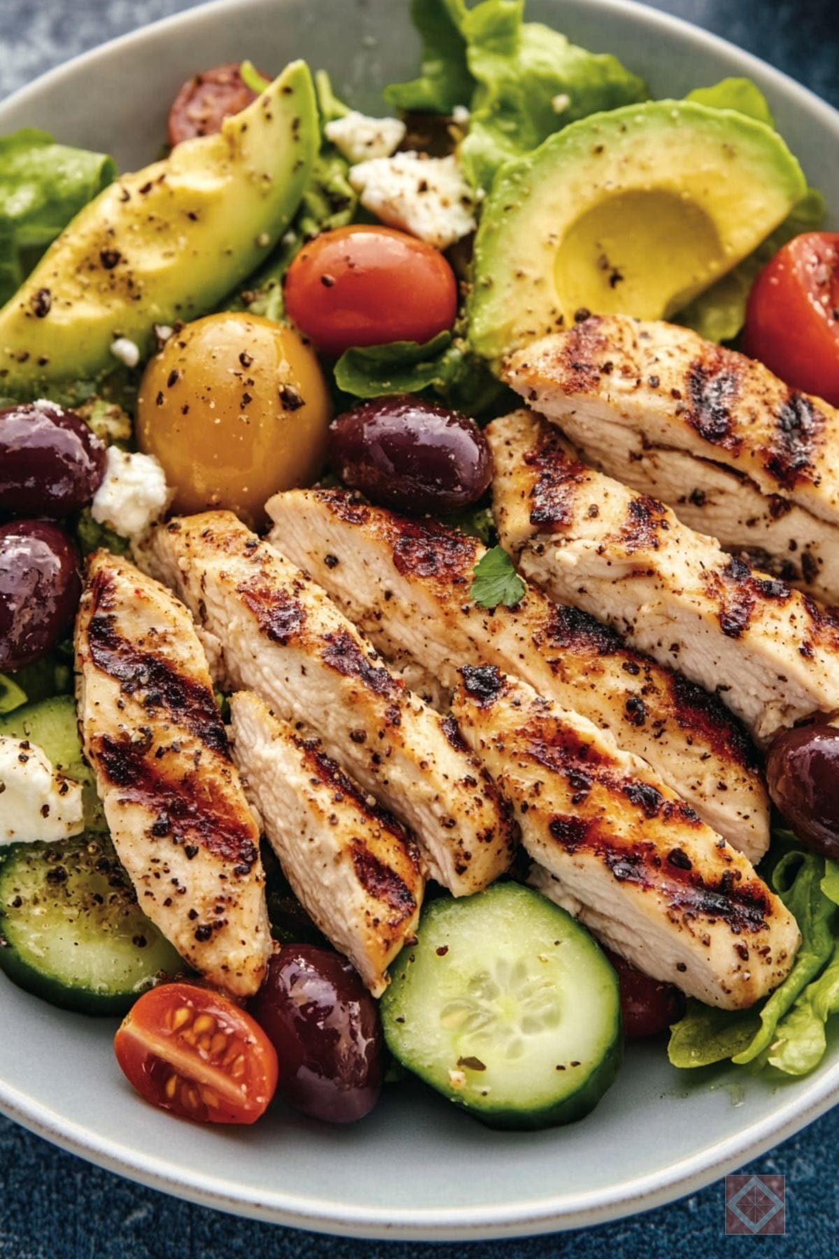 Healthy Grilled Chicken Salad Recipe for Busy Days 3 Healthy Grilled Chicken Salad Recipe for Busy Days - Grilled Chicken Salad pin 1 midia