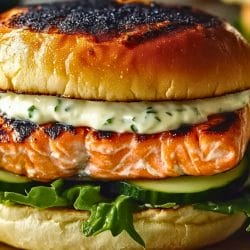 Grilled Salmon Sandwich with Lemon Aioli (Ready in 30 Minutes) 5 Grilled Salmon Sandwich with Lemon Aioli (Ready in 30 Minutes) - Grilled Salmon Sandwiches Recipe with Lemon Aioli midia 1
