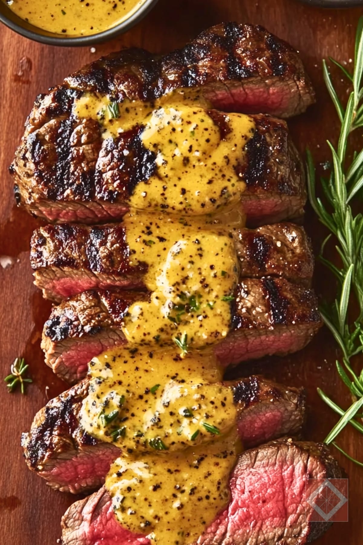 Grilled Steak with Mustard-Pepper Sauce (So Good, You Might Never Order Out Again) 4 Grilled Steak with Mustard-Pepper Sauce (So Good, You Might Never Order Out Again) - Grilled Steak Recipe with Mustard Pepper Sauce pin 2 midia