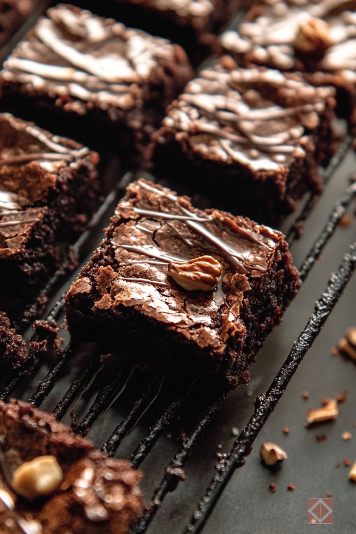 Simplify Dessert with These Five-Ingredient Brownies 4 Simplify Dessert with These Five-Ingredient Brownies - Hazelnut Brownies pin 2 midia