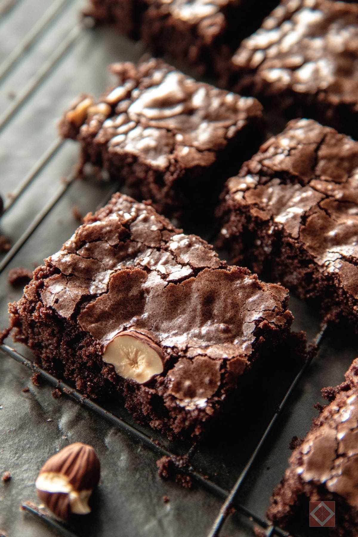 Simplify Dessert with These Five-Ingredient Brownies 5 Simplify Dessert with These Five-Ingredient Brownies - Hazelnut Brownies pin 3 midia