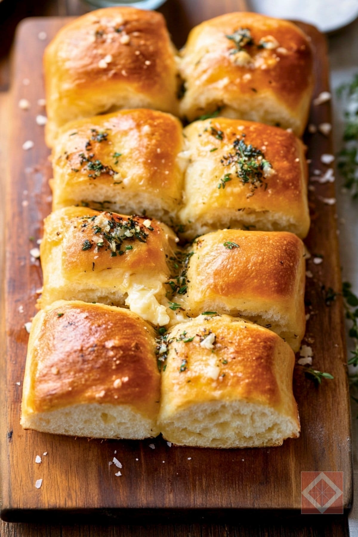 Easy & Flavorful Herb-and-Garlic Pull-Apart Rolls 4 Easy & Flavorful Herb-and-Garlic Pull-Apart Rolls - Herb and Garlic Pull Apart Rolls pin 2 midia