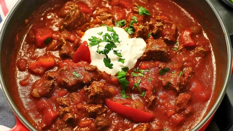 Homemade Beef Goulash One-Pot Recipe for Hearty Meals 4 Homemade Beef Goulash One-Pot Recipe for Hearty Meals - Homemade Beef Goulash midia 1