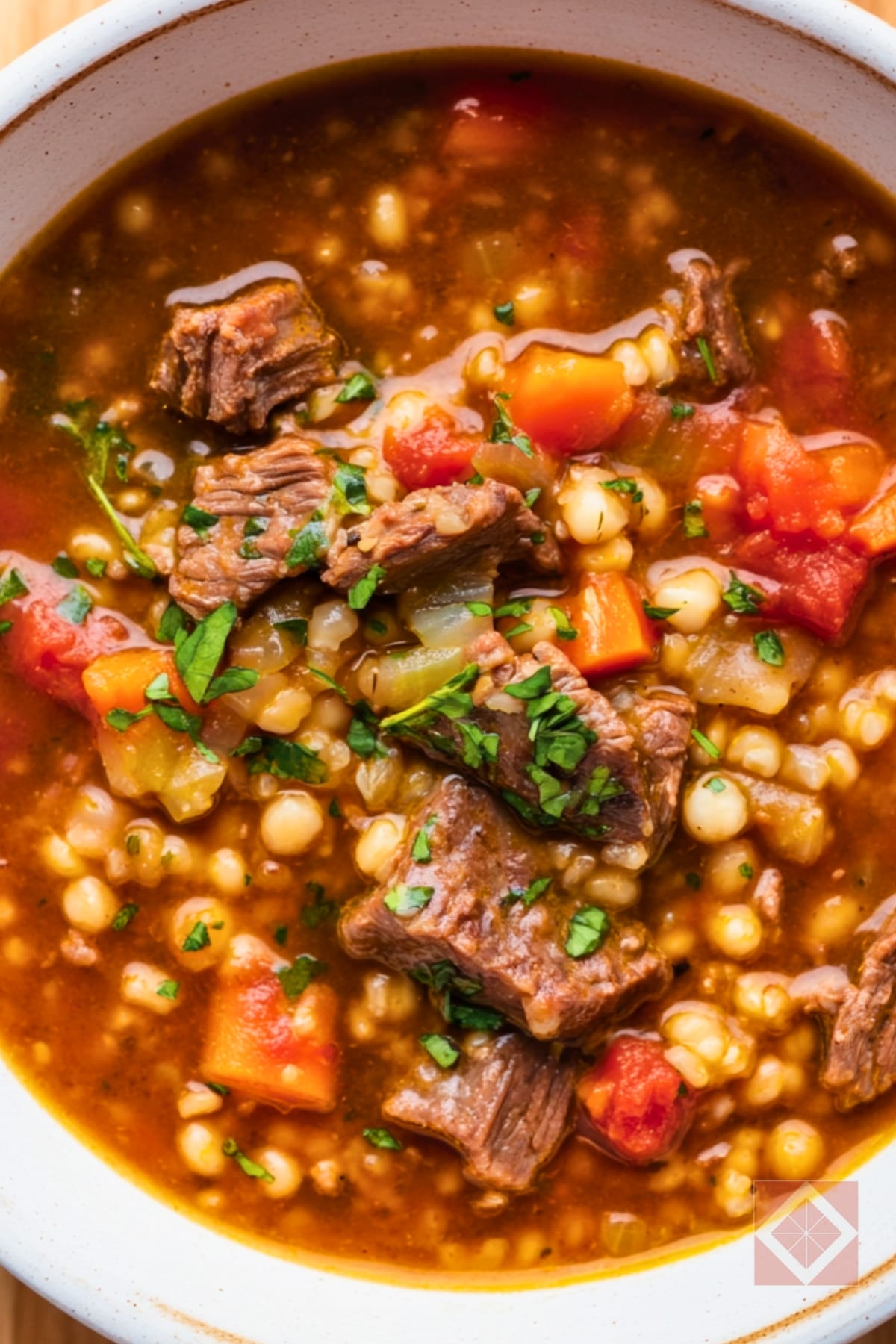 Homemade Beef & Barley Soup One Pot Recipe for Chilly Days 3 Homemade Beef & Barley Soup One Pot Recipe for Chilly Days - Homemade Beef and Barley Soup pin 1 midia