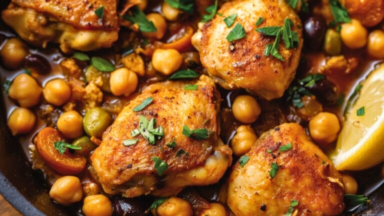 Homemade Chicken Tagine with Fennel, Chickpeas & Apricots One-Pot Recipe 1 Homemade Chicken Tagine with Fennel, Chickpeas & Apricots One-Pot Recipe - Homemade Chicken Tagine with Fennel Chickpeas and Apricots midia 1