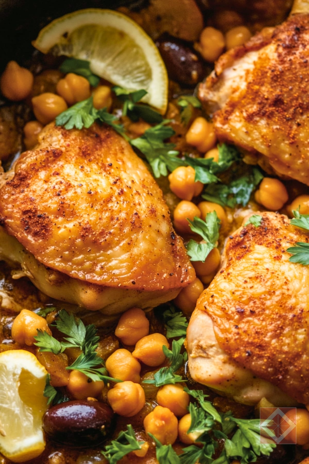 20 Flavor-Packed Poultry One-Pot Recipes That'll Save Your Weeknights 17 20 Flavor-Packed Poultry One-Pot Recipes That'll Save Your Weeknights - Homemade Chicken Tagine with Fennel Chickpeas and Apricots pin 1 midia 1