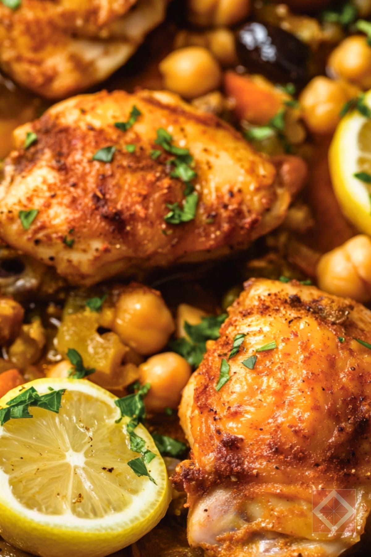 Homemade Chicken Tagine with Fennel, Chickpeas & Apricots One-Pot Recipe 4 Homemade Chicken Tagine with Fennel, Chickpeas & Apricots One-Pot Recipe - Homemade Chicken Tagine with Fennel Chickpeas and Apricots pin 2 midia
