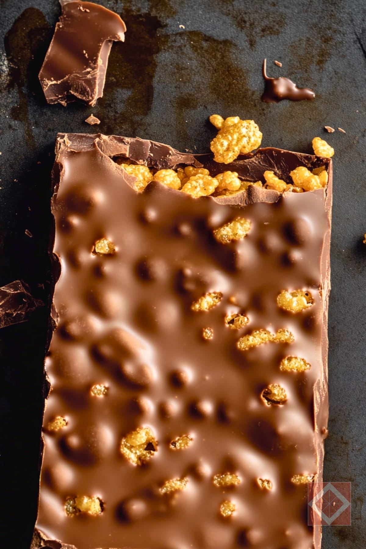 Homemade Crunch Bars: A Crispy Chocolate Treat 2 Homemade Crunch Bars: A Crispy Chocolate Treat - Homemade Crunch Bars pin 1 midia