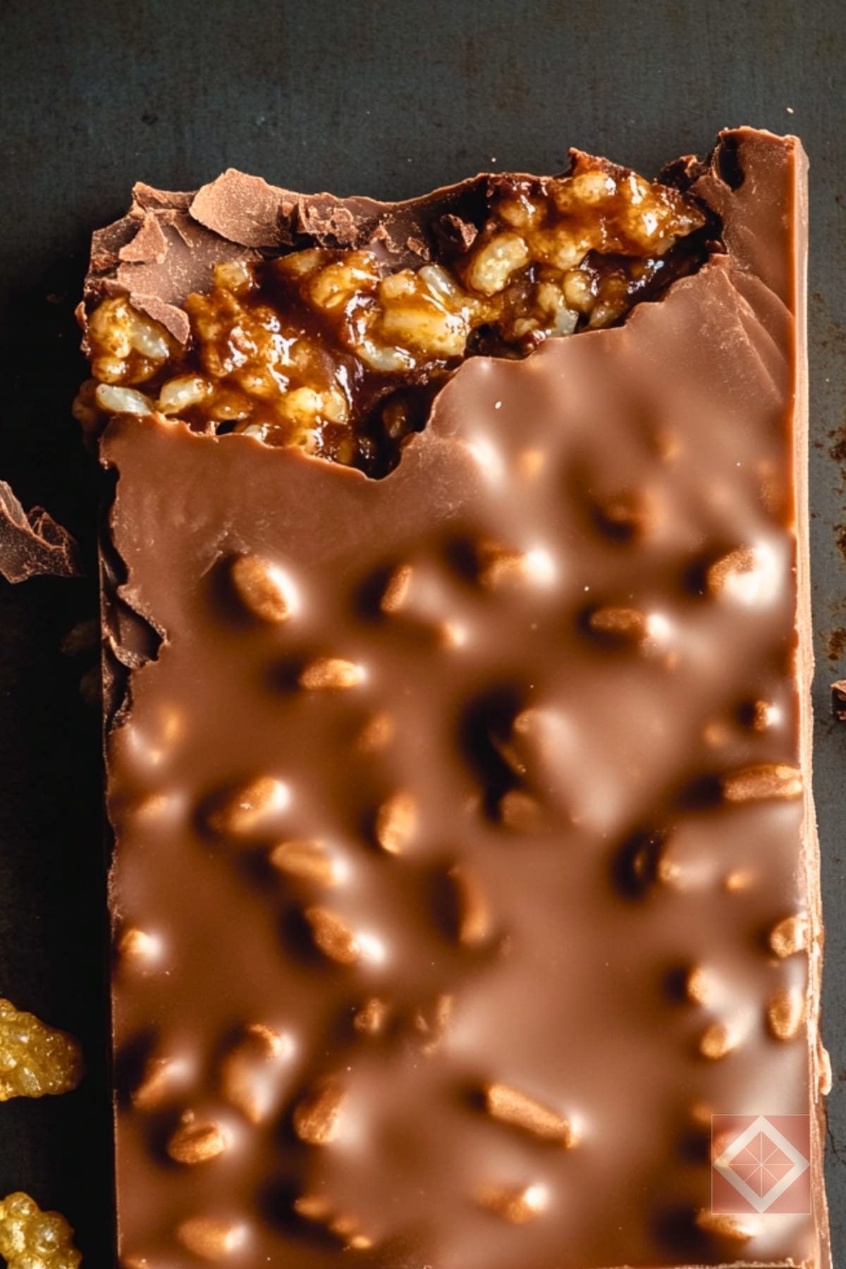 Homemade Crunch Bars: A Crispy Chocolate Treat 3 Homemade Crunch Bars: A Crispy Chocolate Treat - Homemade Crunch Bars pin 2 midia