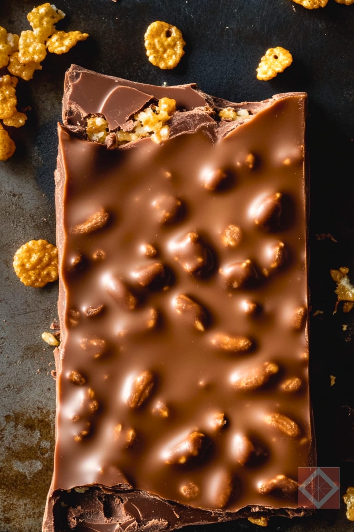 Homemade Crunch Bars: A Crispy Chocolate Treat 4 Homemade Crunch Bars: A Crispy Chocolate Treat - Homemade Crunch Bars pin 3 midia