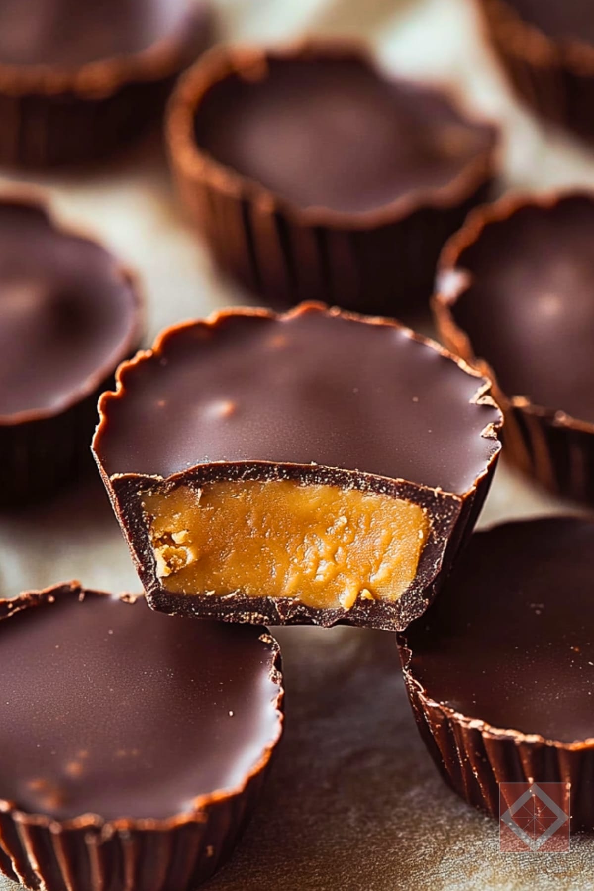 Copycat Reese’s Peanut Butter Cups with a Bold Upgrade 4 Copycat Reese’s Peanut Butter Cups with a Bold Upgrade - Homemade Peanut Butter Cups pin 2 midia