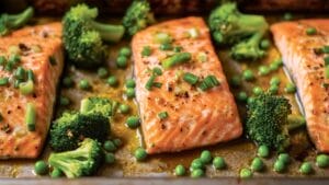 Quick & Healthy Honey-Ginger Sheet Pan Salmon Recipe 1 Quick & Healthy Honey-Ginger Sheet Pan Salmon Recipe - Honey Ginger Sheet Pan Salmon midia