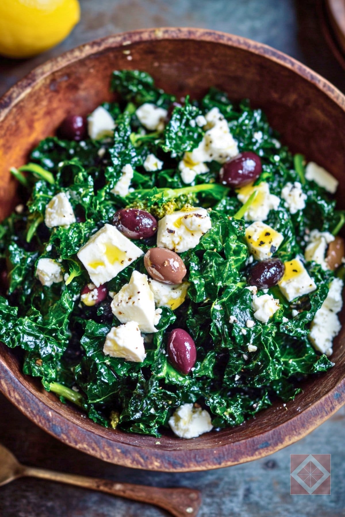 Quick & Healthy Horta Salad Recipe with Feta 2 Quick & Healthy Horta Salad Recipe with Feta - Horta Salad pin 1 midia