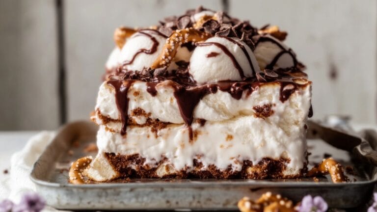 An Easy Sweet-and-Salty Showstopper: Ice Cream Pretzel Cake 4 An Easy Sweet-and-Salty Showstopper: Ice Cream Pretzel Cake - Ice Cream Pretzel Cake midia