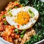 low calorie & carb egg roll in a bowl (that&rsquo;s actually not bland) - Kimchi Grain Bowl midia