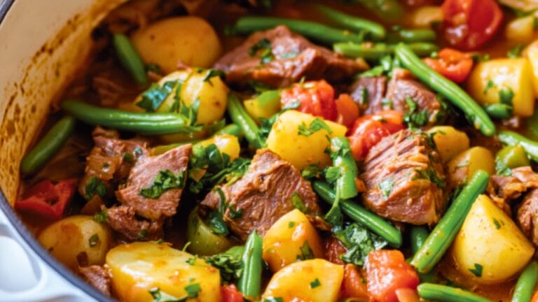 Easy Lamb Stew with Green Beans Tomatoes & Basil One-Pot Recipe 3 Easy Lamb Stew with Green Beans Tomatoes & Basil One-Pot Recipe - Lamb Stew with Green Beans Tomatoes and Basil midia