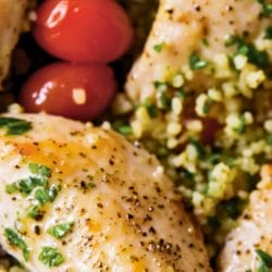 Simple Lemon-Oregano Chicken with Warm Tabbouleh for Dinner 4 Simple Lemon-Oregano Chicken with Warm Tabbouleh for Dinner - Lemon Oregano Chicken with Warm Tabbouleh midia