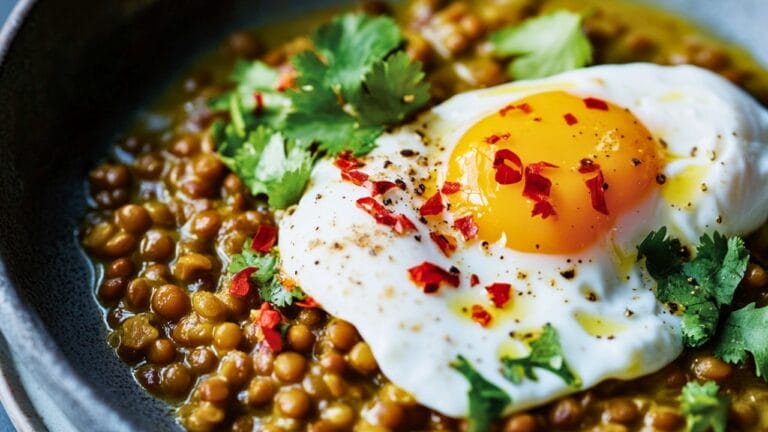Heartwarming Lentil Curry with Yogurt & Perfect Poached Eggs for Dinner 6 Heartwarming Lentil Curry with Yogurt & Perfect Poached Eggs for Dinner - Lentil Curry midia