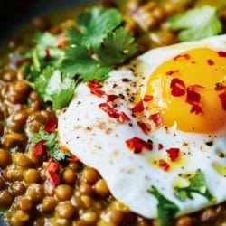 Heartwarming Lentil Curry with Yogurt & Perfect Poached Eggs for Dinner 5 Heartwarming Lentil Curry with Yogurt & Perfect Poached Eggs for Dinner - Lentil Curry midia