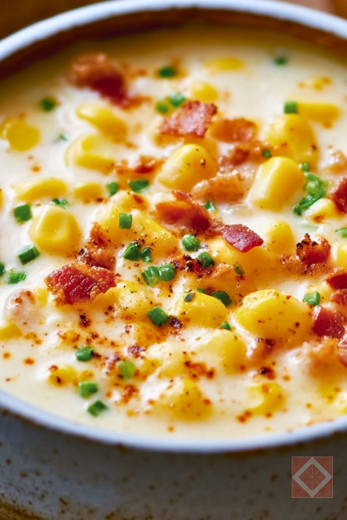 Warm Up with This Irresistible Loaded Corn Chowder Soup 5 Warm Up with This Irresistible Loaded Corn Chowder Soup - Loaded Corn Chowder pin 3 midia