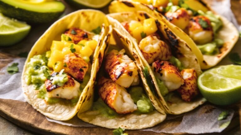 Easy Lobster Tacos Recipe for a Gourmet Food Experience - Lobster Tacos midia