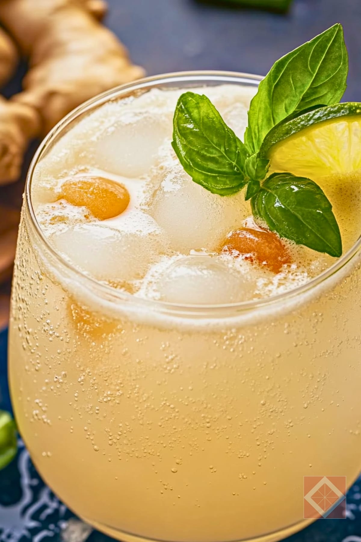 This Lychee & Ginger Beer Drink Is a Must-Try 3 This Lychee & Ginger Beer Drink Is a Must-Try - Lychee and Ginger Beer Cooler Cocktail pin 1 midia