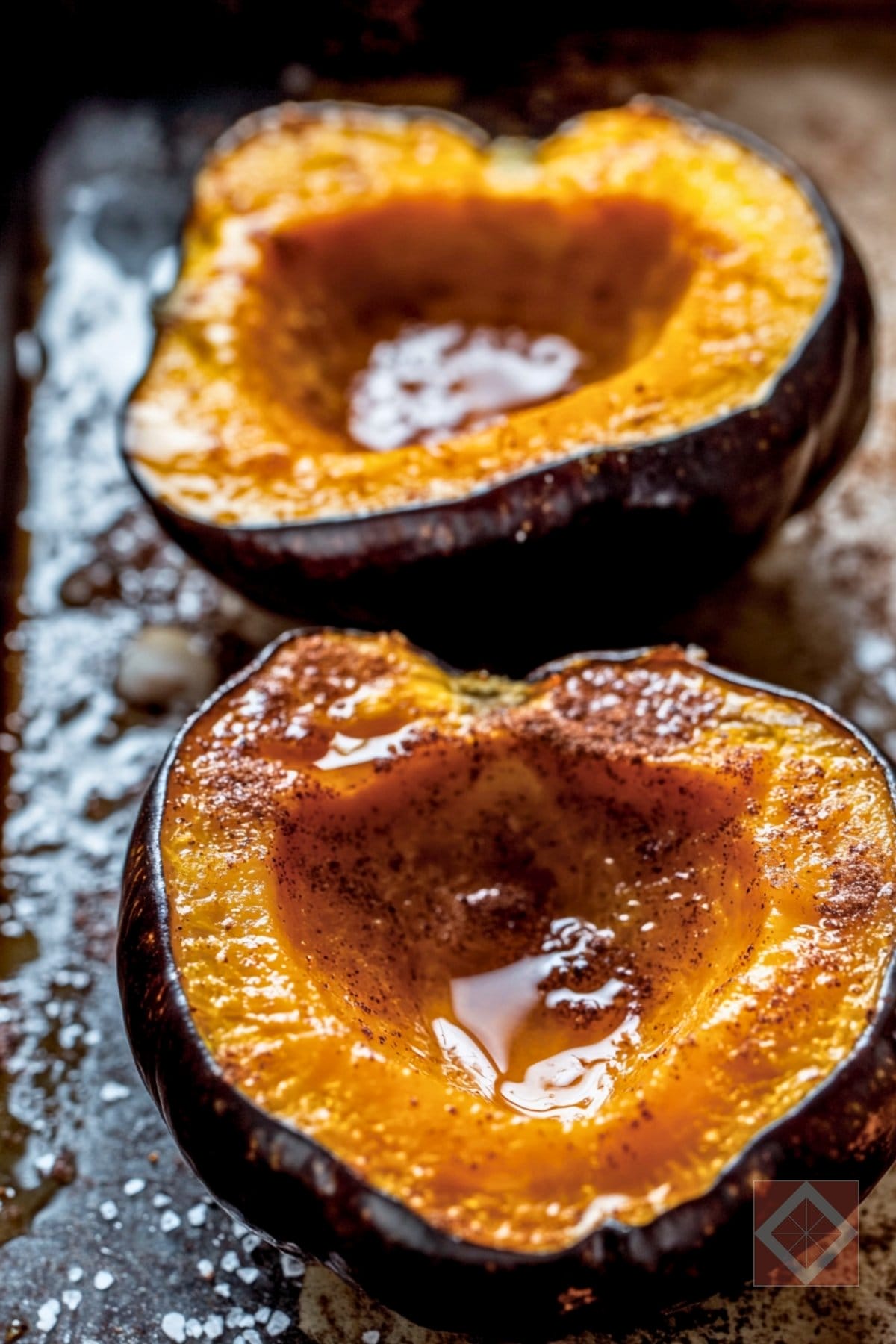 Easy Acorn Squash Recipe with Maple & Cinnamon 3 Easy Acorn Squash Recipe with Maple & Cinnamon - Maple Cinnamon Acorn Squash pin 1 midia
