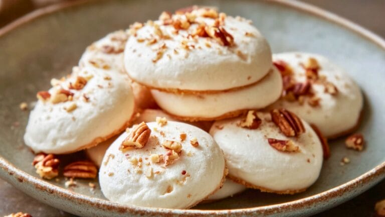 Light & Airy Maple Meringue Cookies with Pecans 8 Light & Airy Maple Meringue Cookies with Pecans - Maple Meringue and Pecan Cookies midia