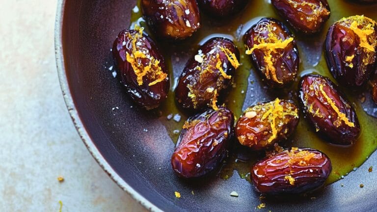 How to Make Sweet & Salty Almond-Stuffed Dates 4 How to Make Sweet & Salty Almond-Stuffed Dates - Marcona Almond Stuffed Dates with Orange midia