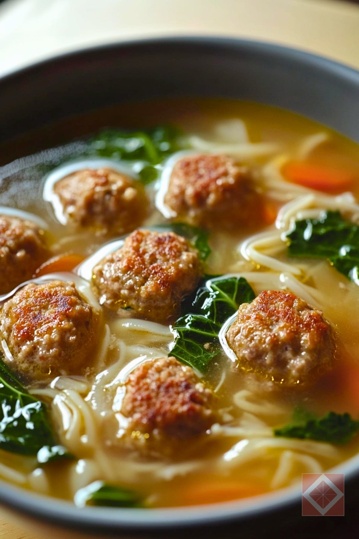 Easy Meatball & Escarole Soup One Pot Recipe for Busy Days 3 Easy Meatball & Escarole Soup One Pot Recipe for Busy Days - Meatball and Escarole Soup pin 1 midia