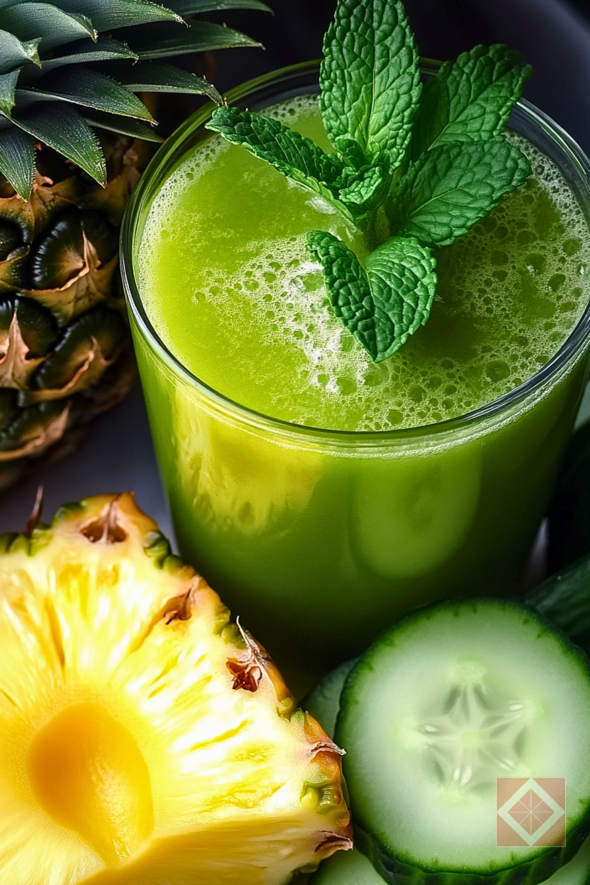 Minty Pineapple Juice for Anti-Inflammation Benefits 3 Minty Pineapple Juice for Anti-Inflammation Benefits - Minty Pineapple Juice pin 2 midia