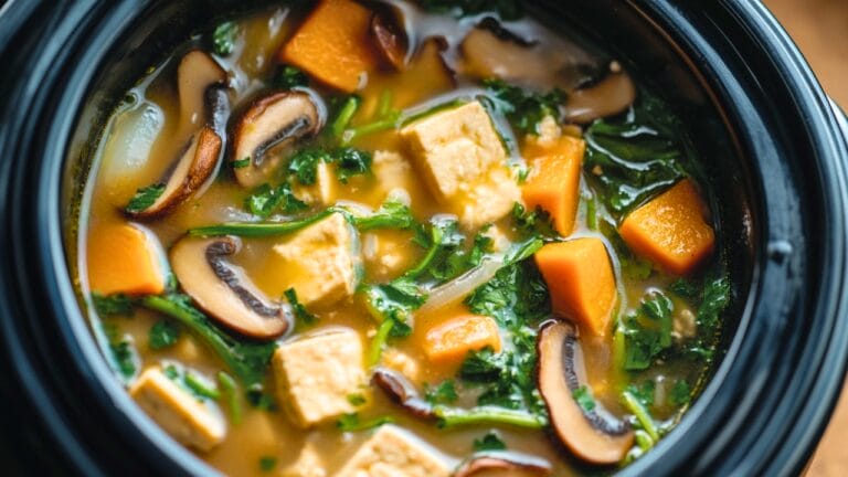 Easy Miso Soup with Shiitakes & Sweet Potatoes One Pot Recipe 4 Easy Miso Soup with Shiitakes & Sweet Potatoes One Pot Recipe - Miso Soup with Shiitakes and Sweet Potatoes One Pot midia