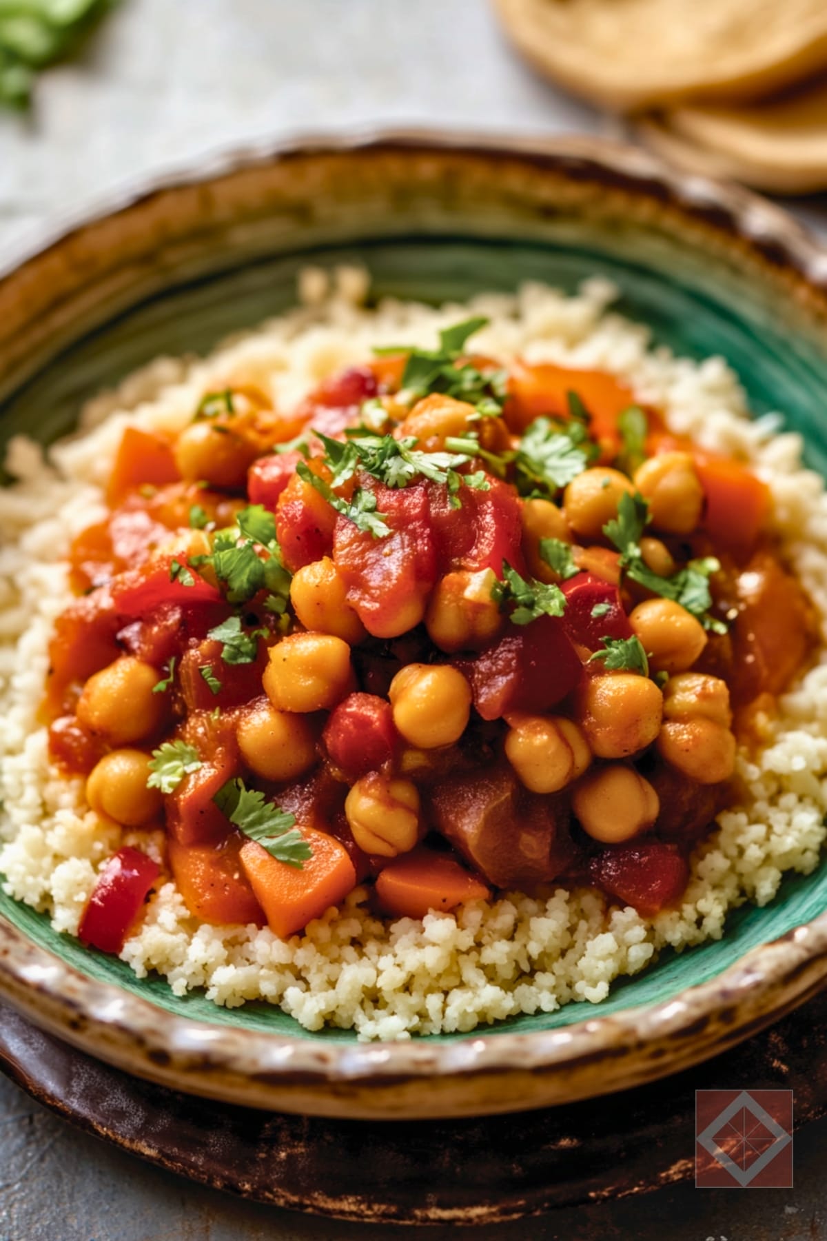 A Simple Moroccan Chickpea & Carrot Recipe You'll Love 3 A Simple Moroccan Chickpea & Carrot Recipe You'll Love - Moroccan Chickpea and Carrot pin 2 midia