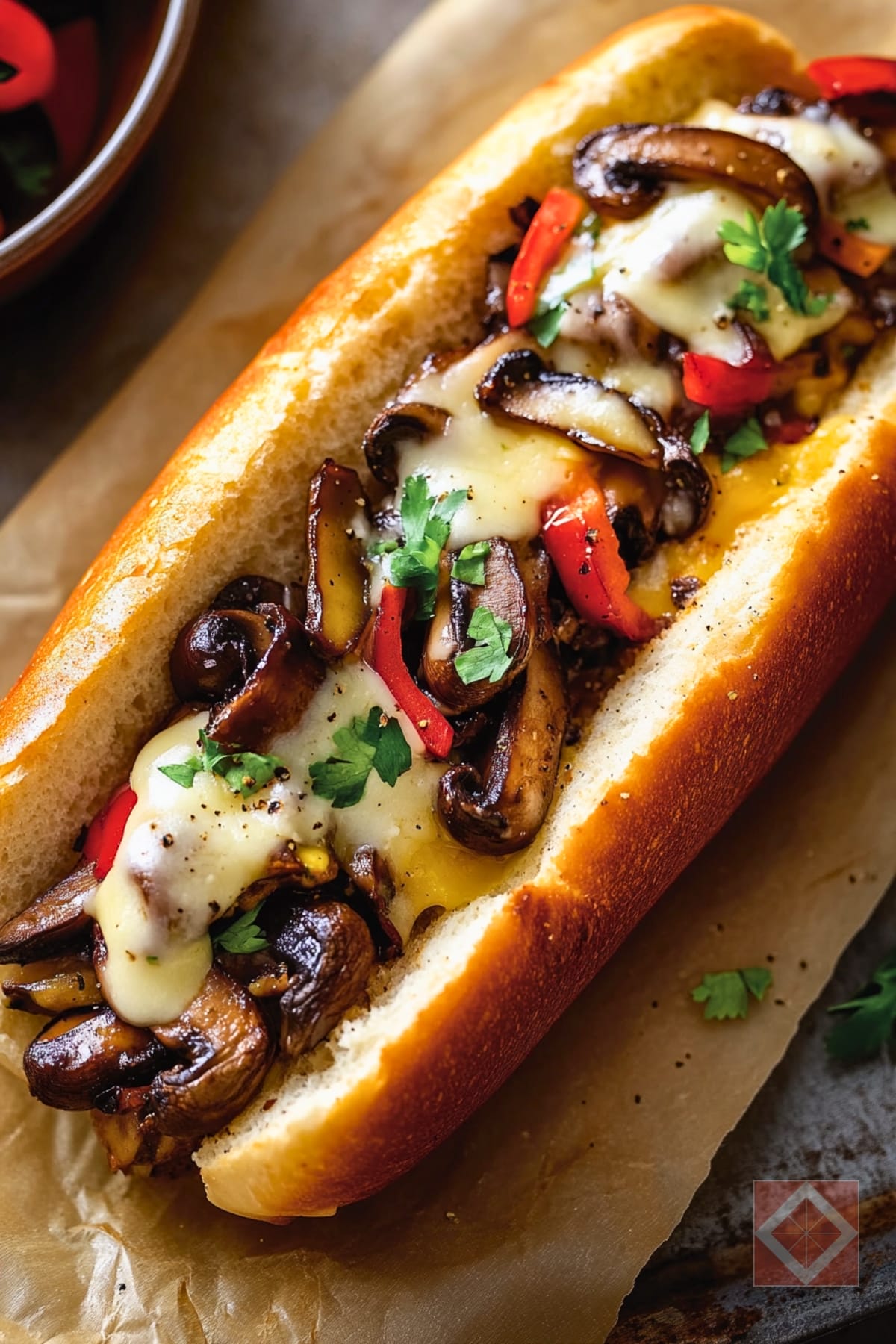 116 Easy Recipes for Effortless Cooking, from Brunch to Dinner to Dessert 64 116 Easy Recipes for Effortless Cooking, from Brunch to Dinner to Dessert - Mushroom Cheesesteak pin 1 midia