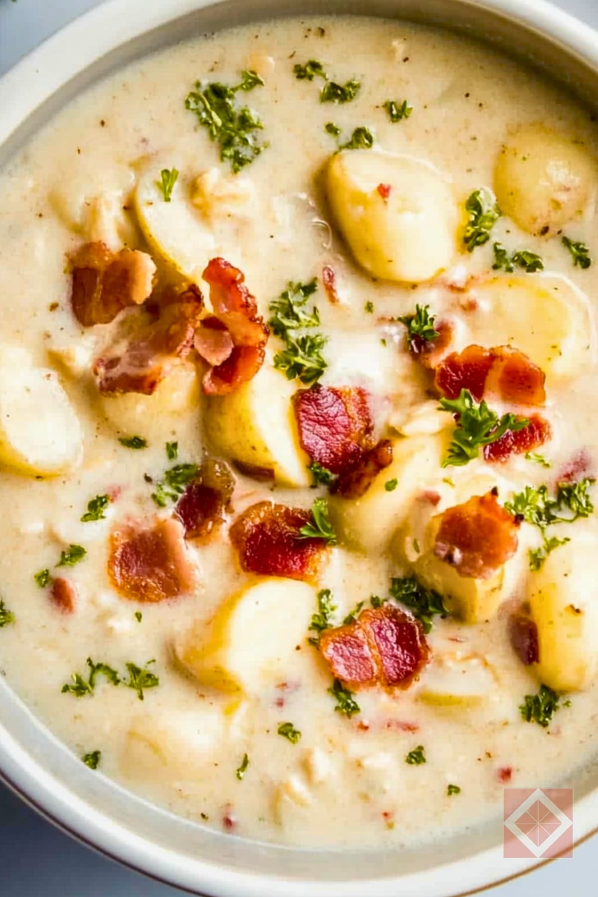 Homemade New England Clam Chowder One Pot Recipe Without Fuss 2 Homemade New England Clam Chowder One Pot Recipe Without Fuss - New England Clam Chowder pin 1 midia