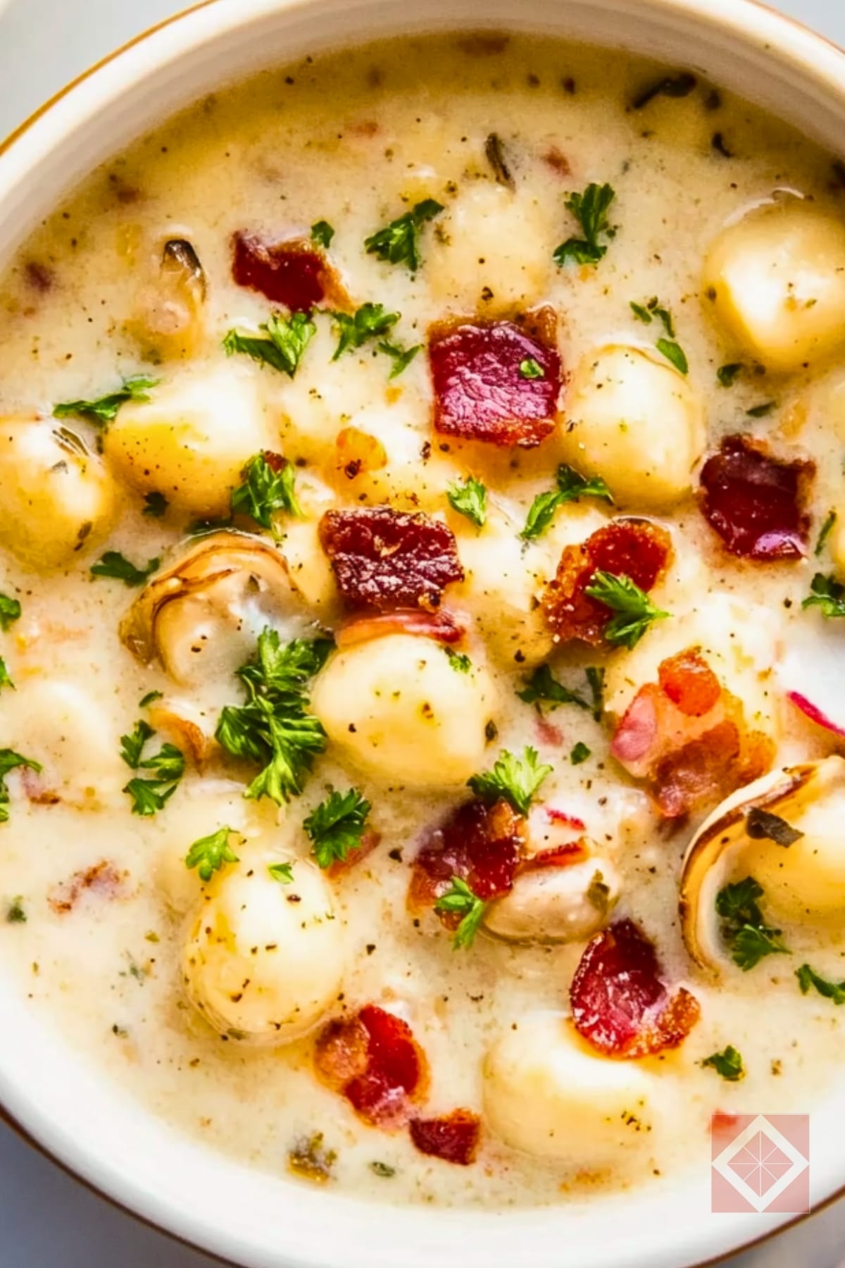 Homemade New England Clam Chowder One Pot Recipe Without Fuss 3 Homemade New England Clam Chowder One Pot Recipe Without Fuss - New England Clam Chowder pin 2 midia