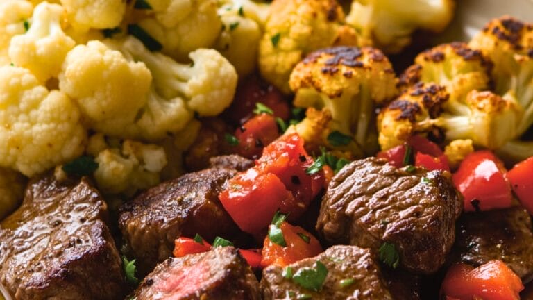 Best Steak Tips with Spicy Cauliflower One-Pot Recipe Meal 7 Best Steak Tips with Spicy Cauliflower One-Pot Recipe Meal - One Pot Recipe Steak Tips with Spicy Cauliflower midia