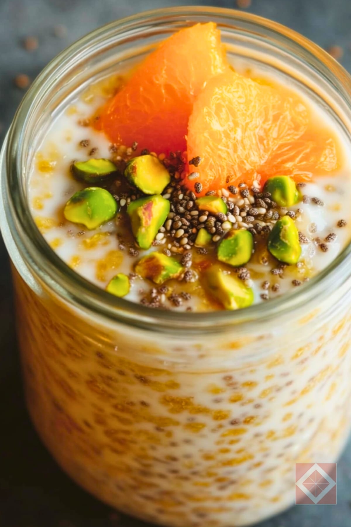 14 Nourishing Breakfast Ideas That’ll Actually Keep You Full Until Lunch 5 14 Nourishing Breakfast Ideas That’ll Actually Keep You Full Until Lunch - Orange Pistachio Overnight Oats pin 1 midia