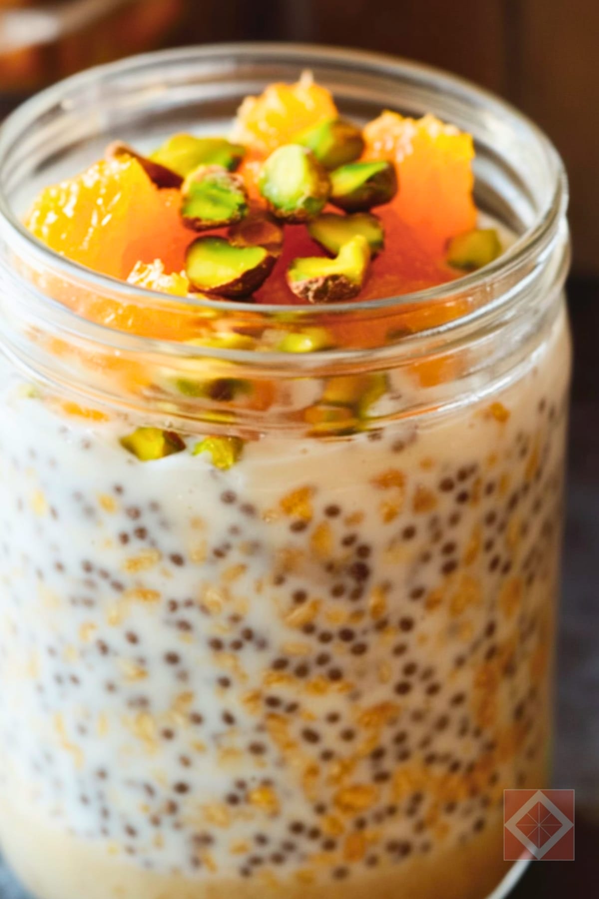 Simple Orange Pistachio Overnight Oats for Meal Prep 4 Simple Orange Pistachio Overnight Oats for Meal Prep - Orange Pistachio Overnight Oats pin 2 midia