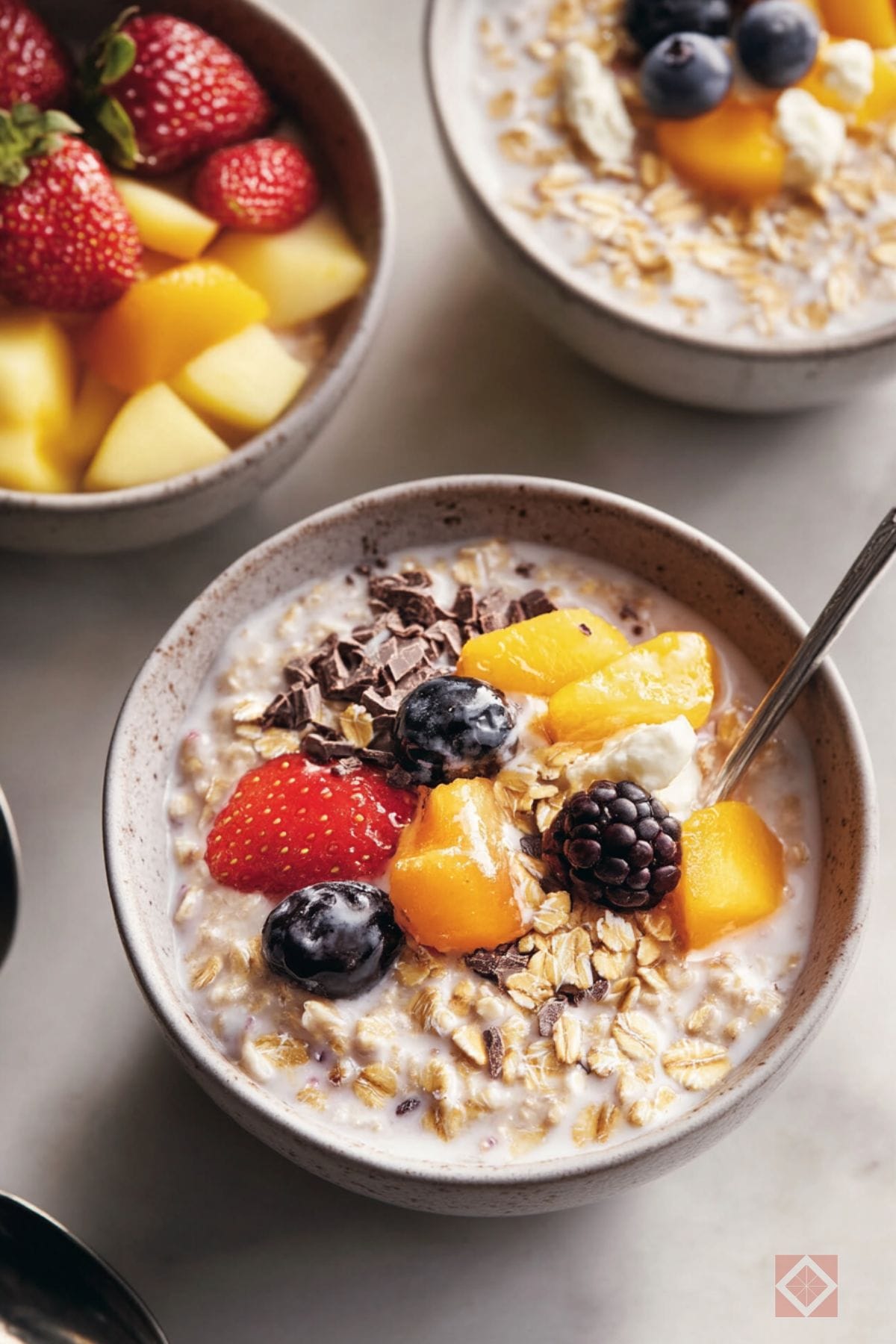 Easy Overnight Oats Recipe for Quick Breakfasts 3 Easy Overnight Oats Recipe for Quick Breakfasts - Overnight Oats pin 1 midia