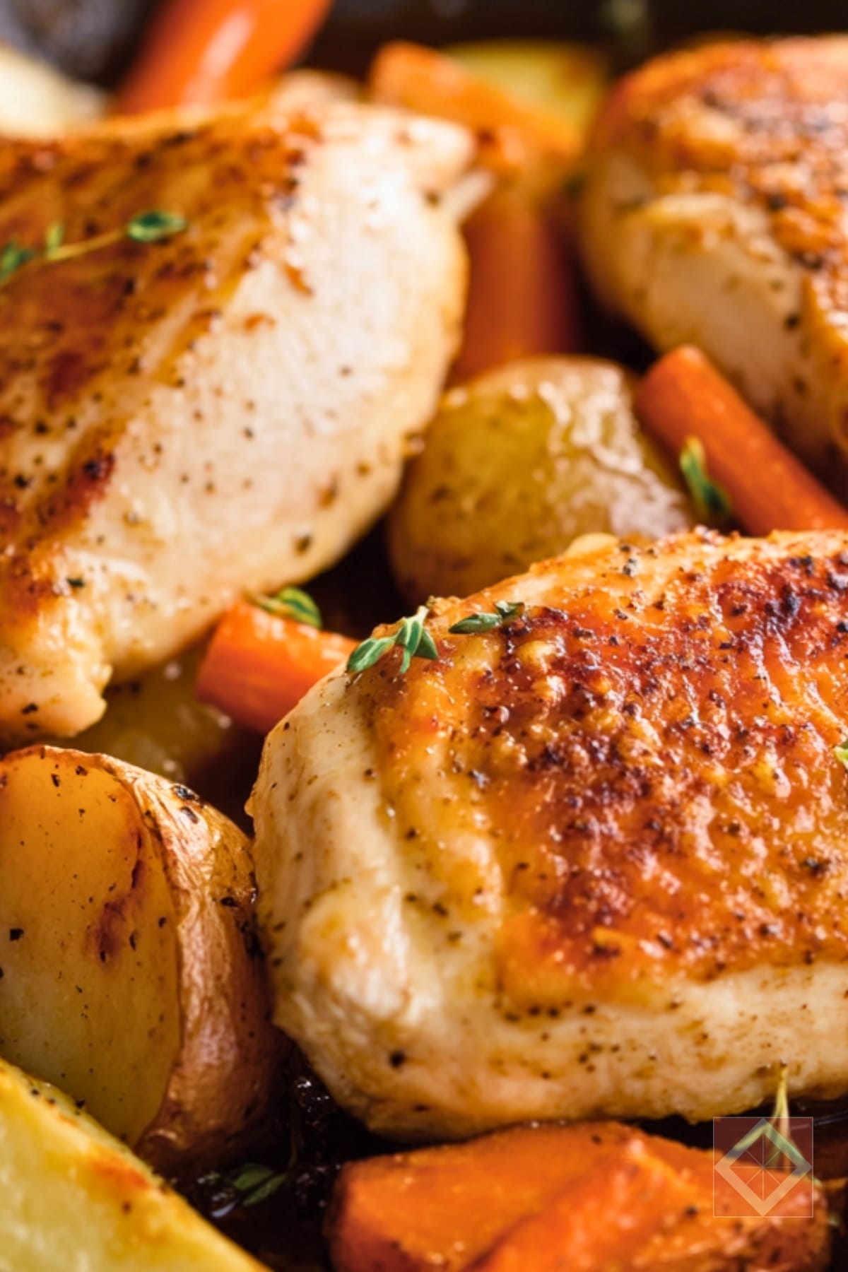 Best Pan-Roasted Chicken Breasts & Root Veggies One-Pot Recipe 4 Best Pan-Roasted Chicken Breasts & Root Veggies One-Pot Recipe - Pan Roasted Chicken Breasts and Root Veggies pin 2 midia