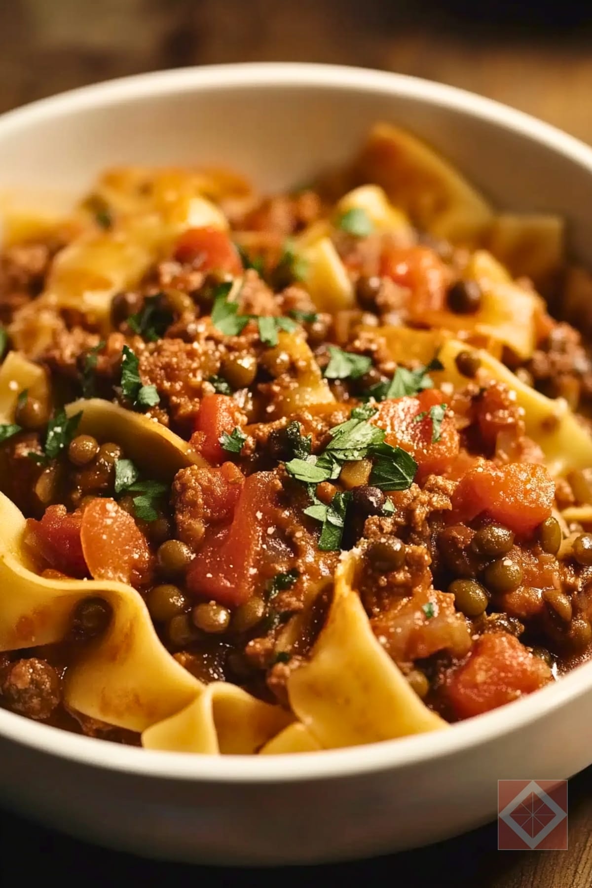 Hearty Pappardelle Bolognese with Lentils Recipe for Dinner Bliss 4 Hearty Pappardelle Bolognese with Lentils Recipe for Dinner Bliss - Pappardelle Bolognese pin 2 midiaBolognese pin 1 midia