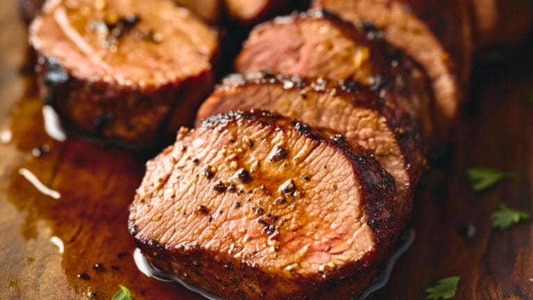 Simple Pork Tenderloin with Paprika Rub & Shallot Sauce 4 Simple Pork Tenderloin with Paprika Rub & Shallot Sauce - Paprika Rubbed Pork Tenderloin with Shallot Pan Sauce midia